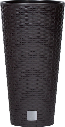 Kvetináč s vložkou Rato Tubus 25 cm umbra