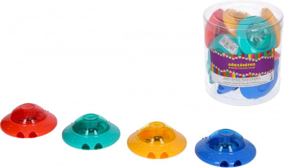 Strúhadlo na dve ceruzky so zásobníkom, guľaté