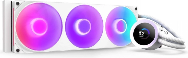 NZXT Kraken Plus 360 rgb lcd biele vodné chladenie procesora