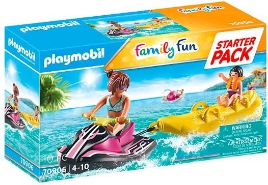 Playmobil Family Fun Štartovací balíček Vodný skúter s banánovou loďou