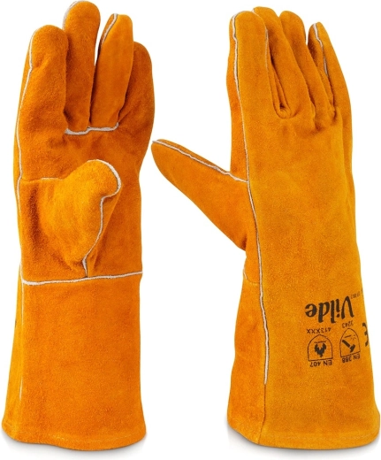 Kožené grilovacie ochranné rukavice XL – 2 ks