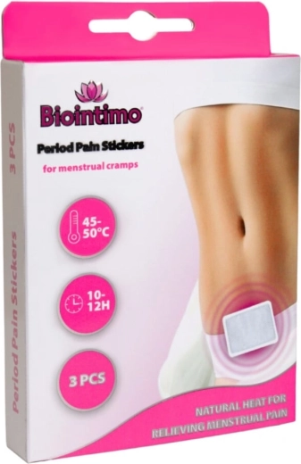 Biointimo hrejivá náplasť proti menštruačnej bolesti (3 ks)