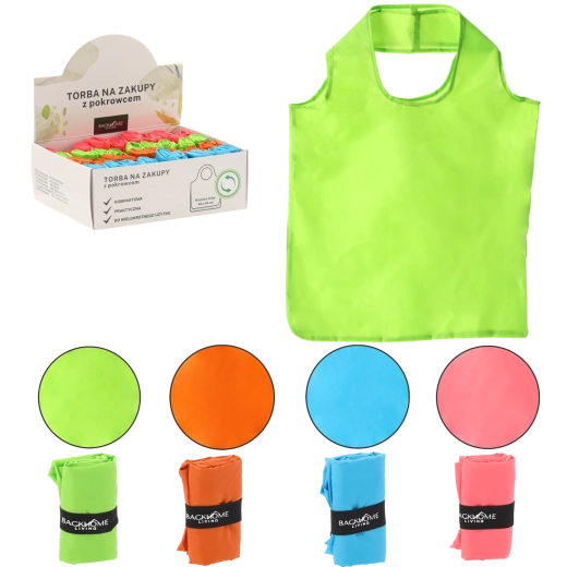 Nákupná taška z polypropylénu 46 × 43 cm, mix farieb