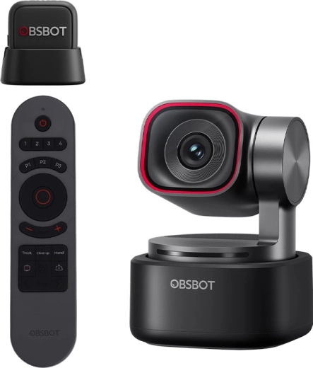 Webová kamera OBSBOT Tiny 3 MIC Combo s diaľkovým ovládaním a bezdrôtovým mikrofónom