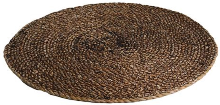 Prešívané okrúhle prestieranie z morskej trávy 38 cm