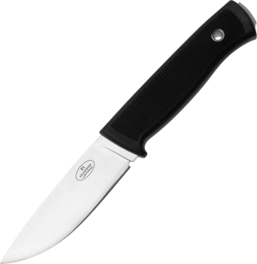 Fällkniven F1nZ outdoorový nôž 10 cm, satén, čierny, Thermorun, puzdro Zytel