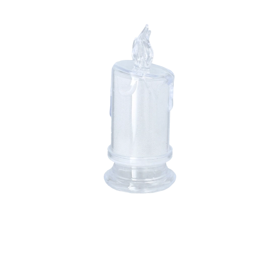 LED sviečka polopriesvitná 14,5 cm