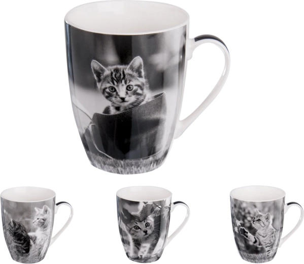 Porcelánový hrnček mačiatko 0,36 l (mix motívov)