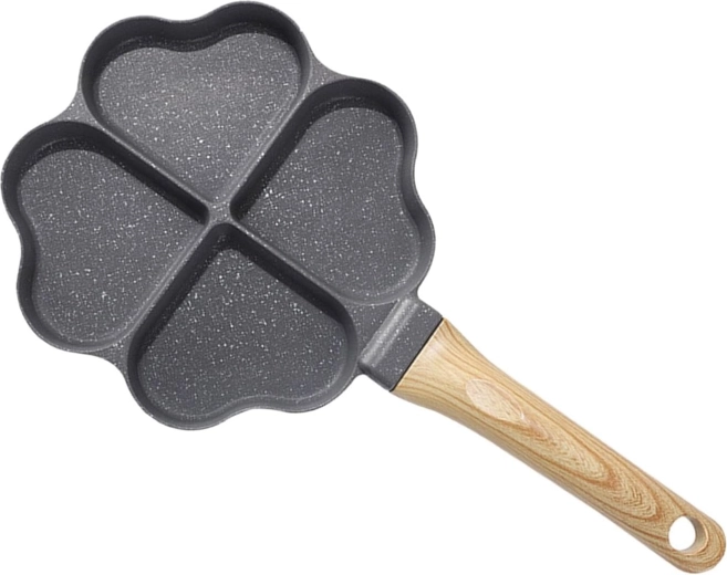 Panvica na lievance a vajcia so srdiečkami, kompatibilná s indukciou