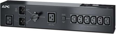 Servisný bypass SBP3000RMI 1f/1f 16 A, 6× C13/1× C19