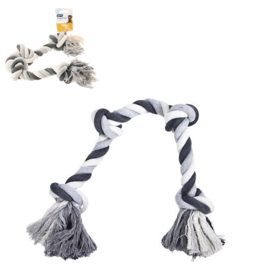 Šnúrkový šarpák pre psy 70 cm – odolná preťahovacia a aportovacia hračka