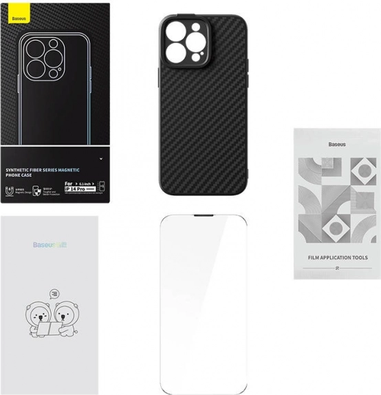 Baseus magnetické puzdro pre iPhone 14 Pro čierne