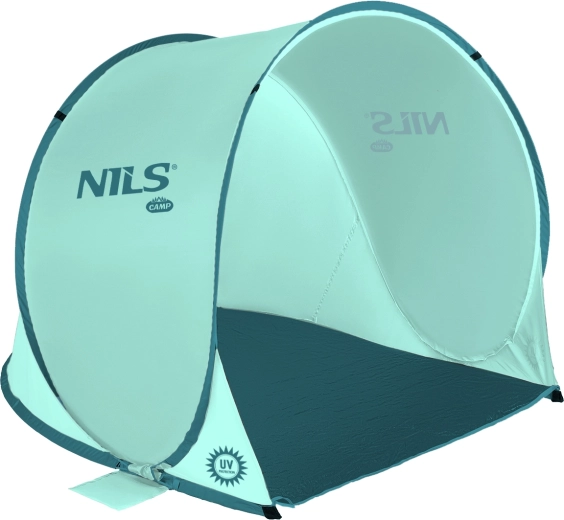 Samorozkladací plážový stan mentolový NILS Camp