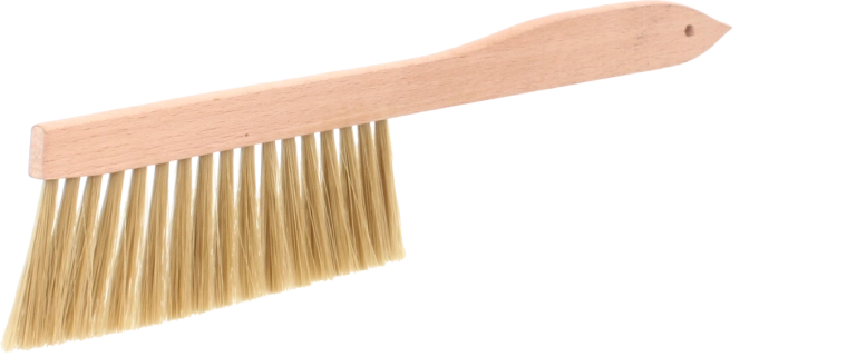 Včelárska metlička z prírodných štetín 36 cm
