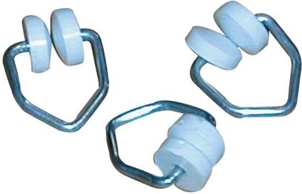 Závesový bežec T pre kovové koľajnice (500 ks)