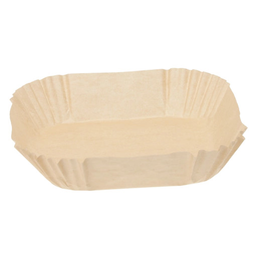 Papierové štvorcové vložky do horúcovzdušnej fritézy 16 × 4,5 cm, 50 ks