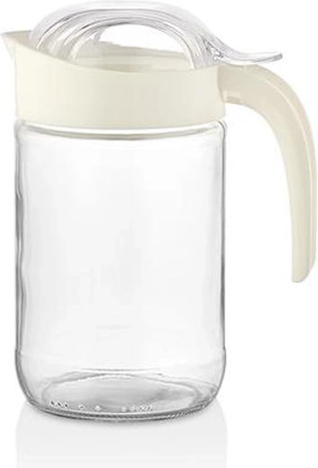 Sklenený džbán s viečkom Qlux Fiore 660 ml