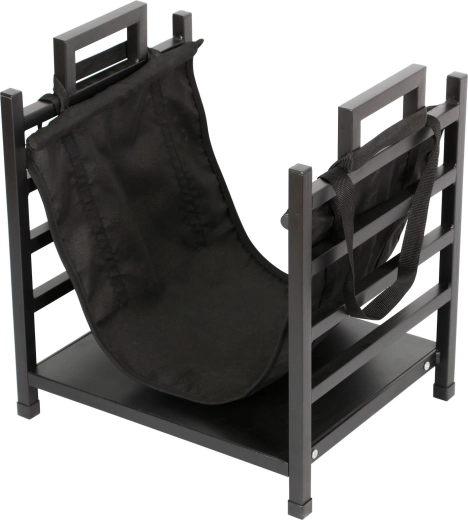 Stojan na krbové drevo s vyberateľným nosičom