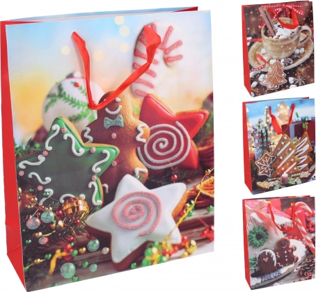 Vianočná darčeková taška veľká