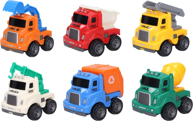 Sada dopravných prostriedkov 6 ks 9 cm