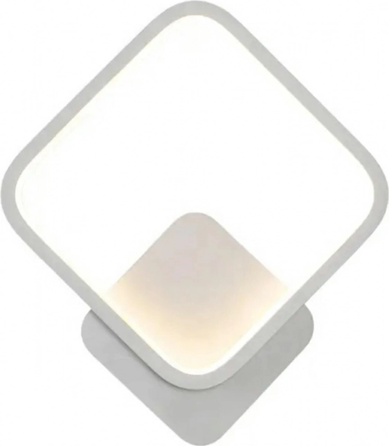 Nástenné LED svietidlo 12 W, 20 × 23 cm, biela