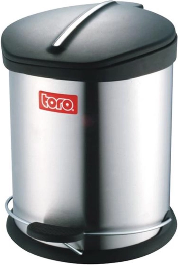 Kôš na odpadky s plastovým vekom 12 l