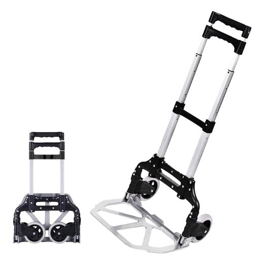 Skladací hliníkový vozík na prepravu nákladu 70 kg