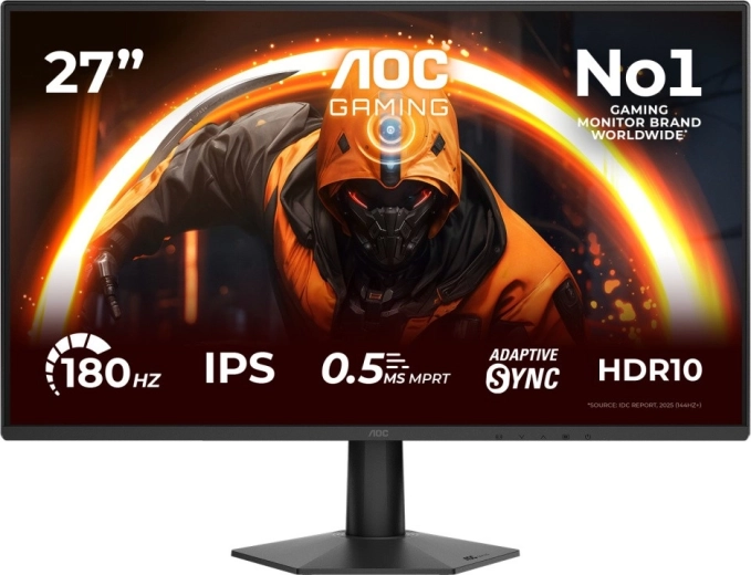 Herný monitor AOC 27G50F s IPS panelom a frekvenciou 180 Hz