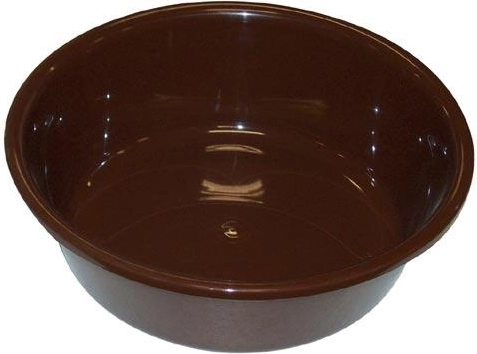 Plastové umývadlo 36 cm hnedé