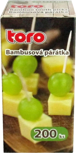 Bambusové špáradlá v papierovej krabičke (200 ks)