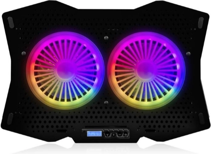 Modecom Silent Fan RGB chladiaca podložka pod notebook