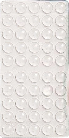 Samolepiace tlmiče nárazov 10 mm (50 ks)