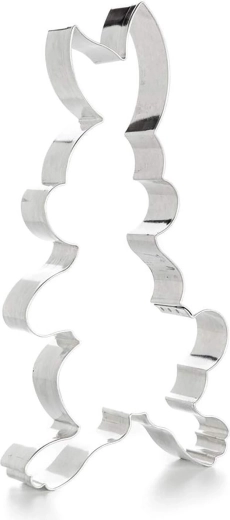 Vykrajovátko zajačik z pocínovaného plechu 8,8 × 17,5 × 2 cm