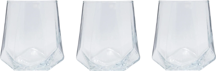 Poháre VALERIA 400 ml nízke, sada 3 ks