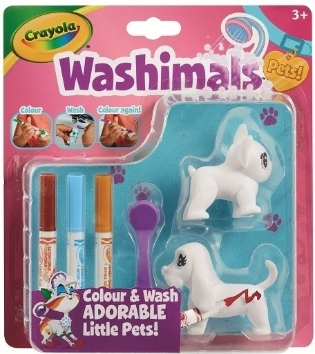 Washimals Maľovacie figúrky Psíky v blistroch