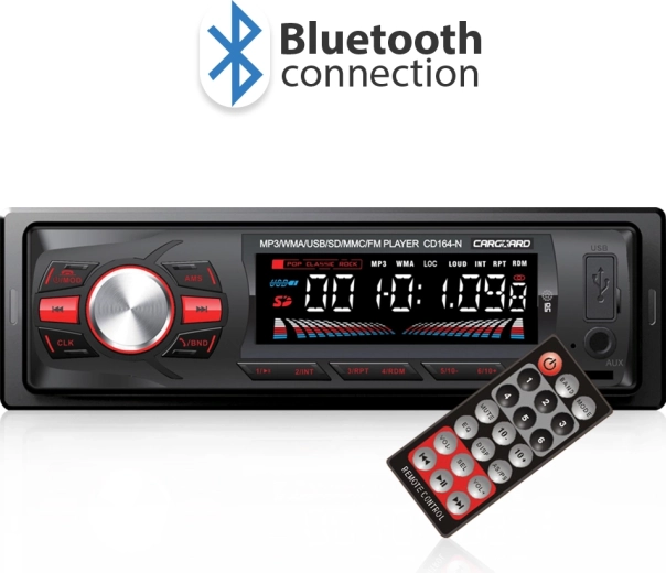 1 DIN autorádio s Bluetooth, FM tunerom, USB a čítačkou SD kariet