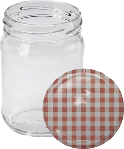 Zaváracie poháre 250 ml TWIST 66 s viečkami KANAFAS (10 ks)
