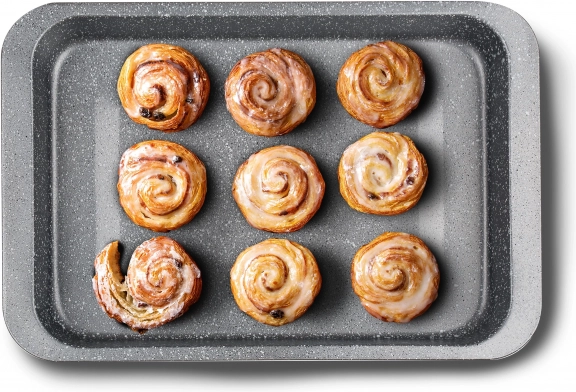 Hlboký plech na pečenie GRANITE 36,5x27x4,5 cm