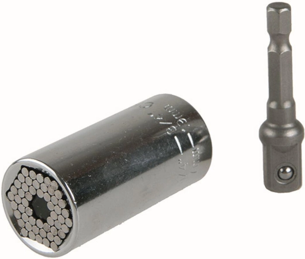 Univerzálna hlavica 3/8" pre skrutky 7–19 mm s adaptérom