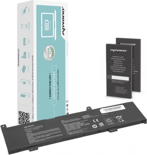 Batéria Movano C31N1636 pre Asus VivoBook X580/N580 (4100 mAh, 47 Wh)
