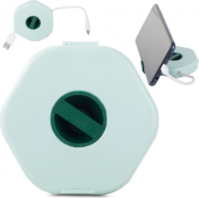 Otočný organizér káblov s telefónnym stojanom