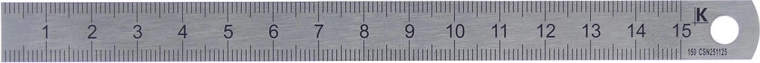 Oceľové meradlo 300 mm INOX Kmitex