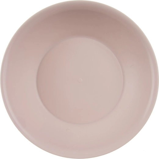 Hlboký plastový tanier Sandy 18,5 cm staroružový