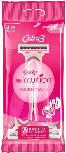 Wilkinson Extra Essentials 3 Beauty jednorazové holítko, 4 ks