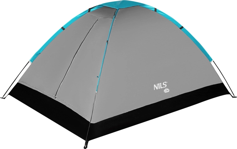 Turistický stan pre 2 osoby NILS CAMP NC3021 sivý
