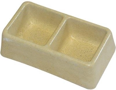 Betónová dvojmiska pre hlodavce – malá, 165 × 90 × 50 mm