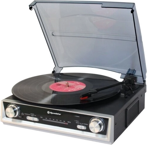 Gramofón Roadstar TTR-8634 s FM tunerom a vstavanými reproduktormi