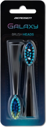 Náhradné hlavice pre sonickú kefku Berdsen Galaxy, 2 ks