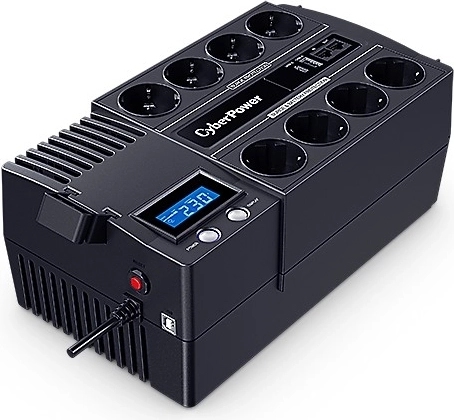 Záložný zdroj UPS CyberPower 1200 VA/720 W s LCD, AVR a 8× Schuko