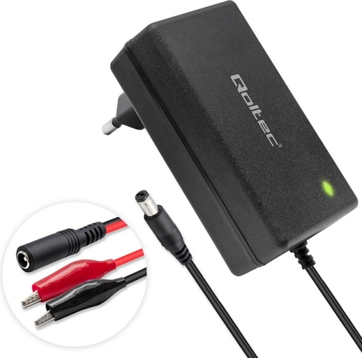 Nabíjačka pre akumulátory AGM/GEL/STD 12 V, 2 A, 24 W s konektorom 5.5 × 2.1 mm, kábel 1.8 m